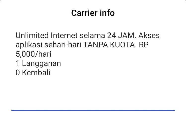 Daftar Kode USSD Indosat