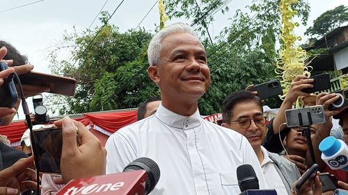 Usai "Nyoblos", Ganjar: Kita Menang atau Mereka Kalah, Sama Saja