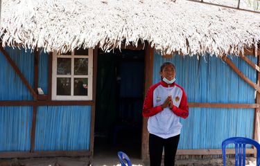 Rumah Susanti Ndaptaka, atlet asal NTT peraih medali emas di PON XX Papua