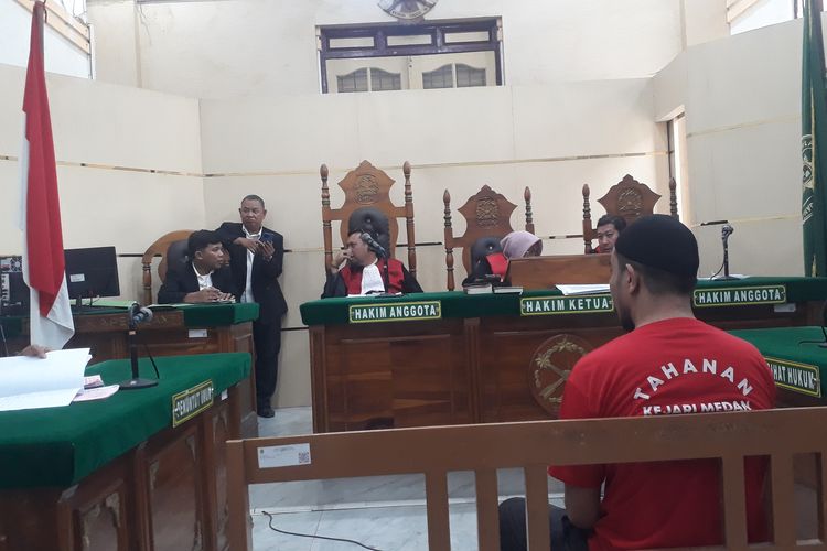 Terdakwa Vape Narkoba di Medan Dituntut 10 Tahun Penjara