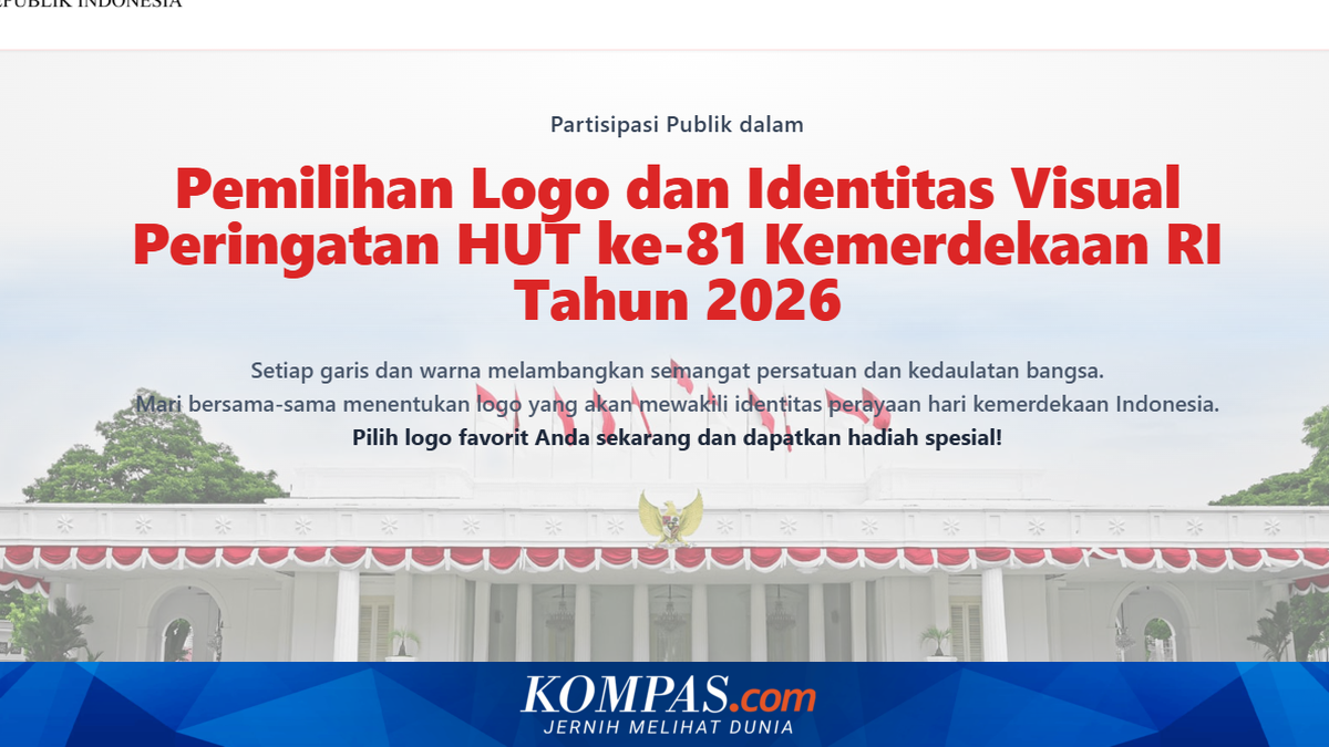 Resmi! Ini Link dan Cara Polling Logo HUT ke-81 RI