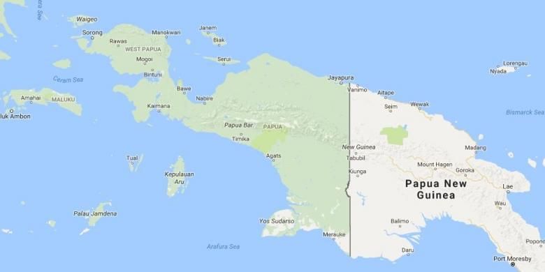 Peta Papua dan Papua Barat