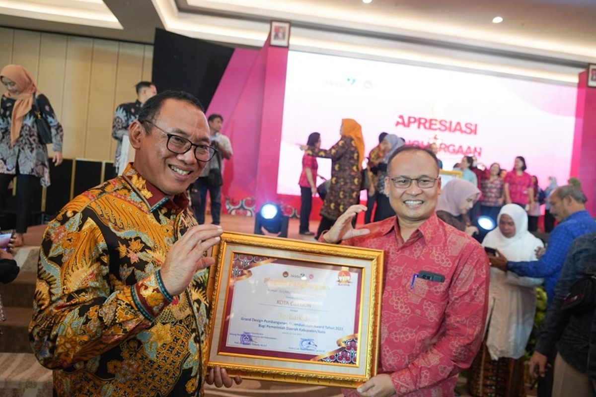 Cilegon raih peringkat ke-3 pada GDPK Award 2023. 