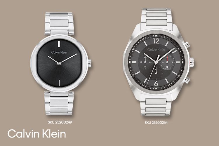 Koleksi jam tangan Calvin Klein Sensation dan Calvin Klein Force.