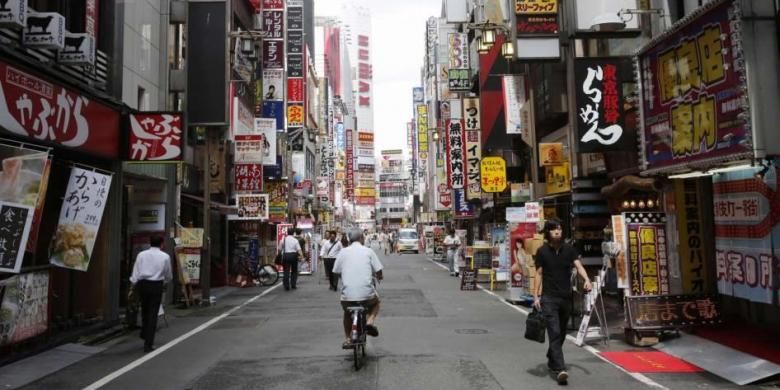 Salah satu sudut kota Tokyo Jepang