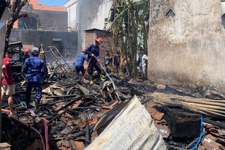 Rumah Kos di Sidoarjo Hangus Terbakar, Diduga Dipicu Kebocoran Gas Elpiji