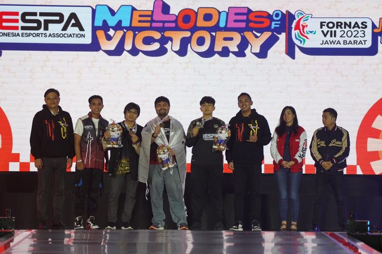 Festival Olahraga Rekreasi Nasional (Fornas) Esports VII yang digelar di Sudirman Grand Ball Room Bandung, Jawa Barat, resmi berakhir Kamis, 6 Juni 2023