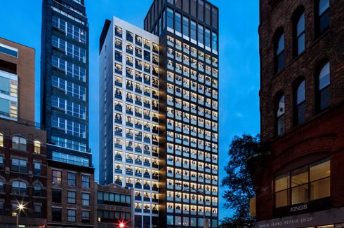Bowery CitizenM, Hotel Modular Tertinggi di Dunia