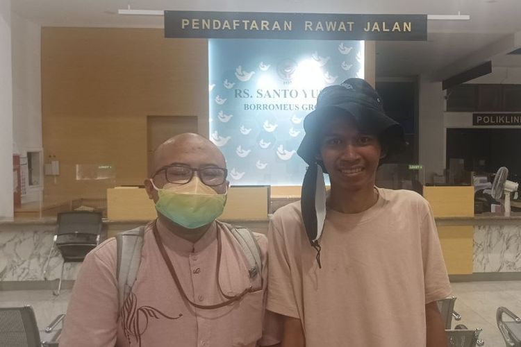 Muhammad Adam (23) saat menjalani pengobatan TBC di Bandung.