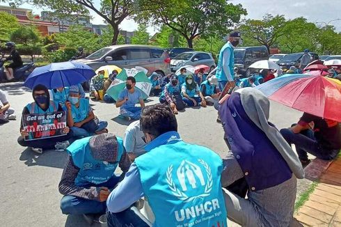 Pengungsi Afghanistan di Batam Kembali Berunjuk Rasa, Minta Dipindahkan ke Negara Ketiga