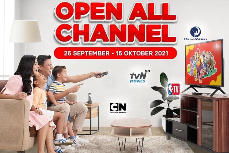 Cara mengaktifkan semua channel IndiHome TV sebagai kompensasi akibat gangguan layanan yang terjadi pada pelanggan beberapa waktu lalu.