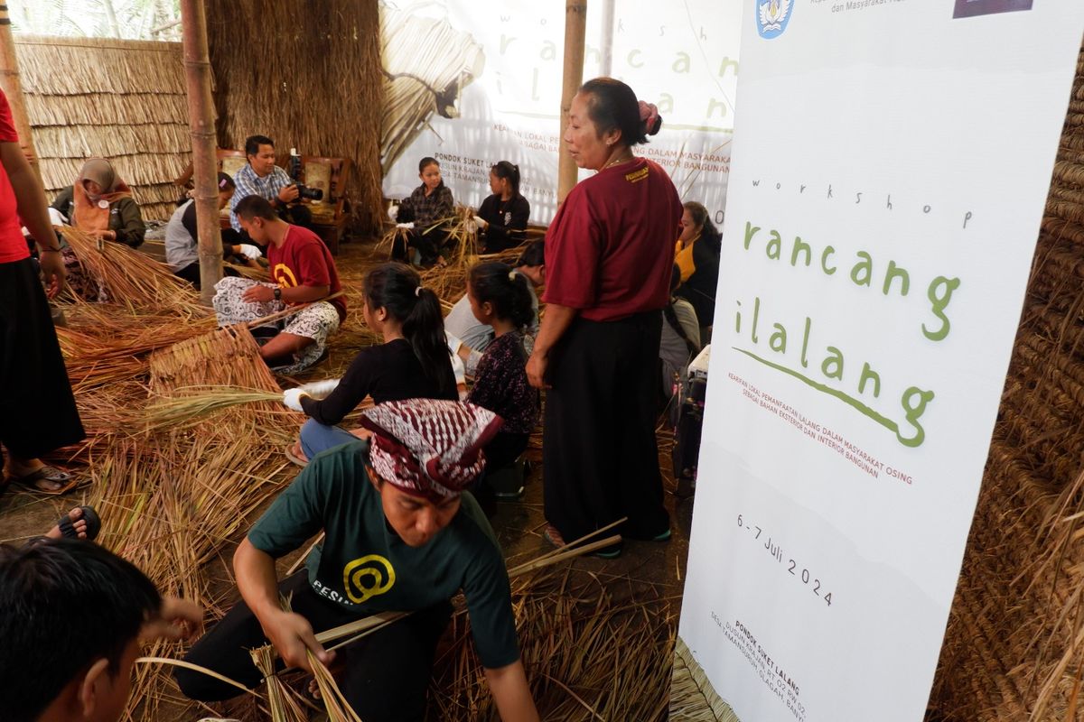 Workshop bertema Rancang Ilalang itu berkolaborasi dengan Direktorat Kepercayaan Terhadap Tuhan YME dan Masyarakat Adat Kemendikbud Ristek.