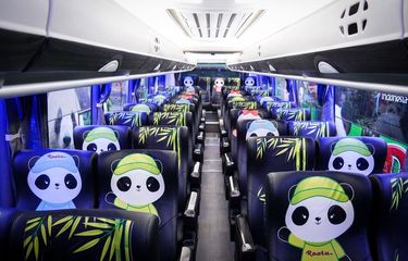 Intip Isi Kabin Bus PO Restu yang Punya Kursi Panda