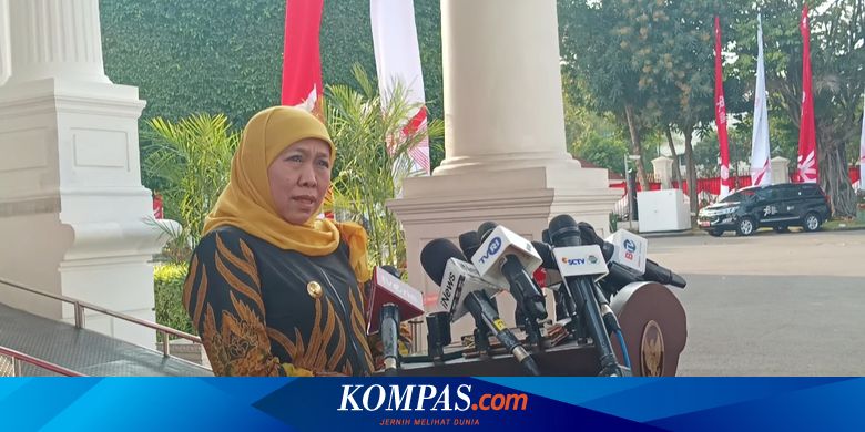 Khofifah Klaim Tak Bahas Politik Saat Bertemu Jokowi