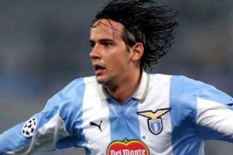 Simone Inzaghi saat masih aktif sebagai pemain