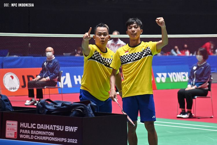 Indonesia menjadi juara umum di Kejuaraan Dunia Para-Badminton 2022 di Yoyogi National Stadium First Gymnasium, Tokyo, Jepang, Minggu (6/11/2022) setelah meraih total 11 medali dengan rincian 6 emas, 2 perak, dan tiga perunggu. 