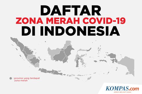 Daftar Terbaru Zona Merah Covid-19 di Indonesia, Bali Terbanyak