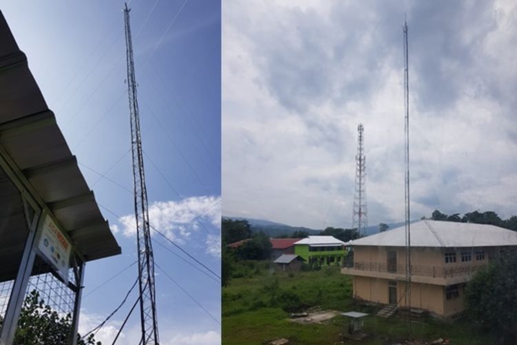 Jaringan 4G yang berhasil dipasang oleh Tim dari ITB di daerah 3T.