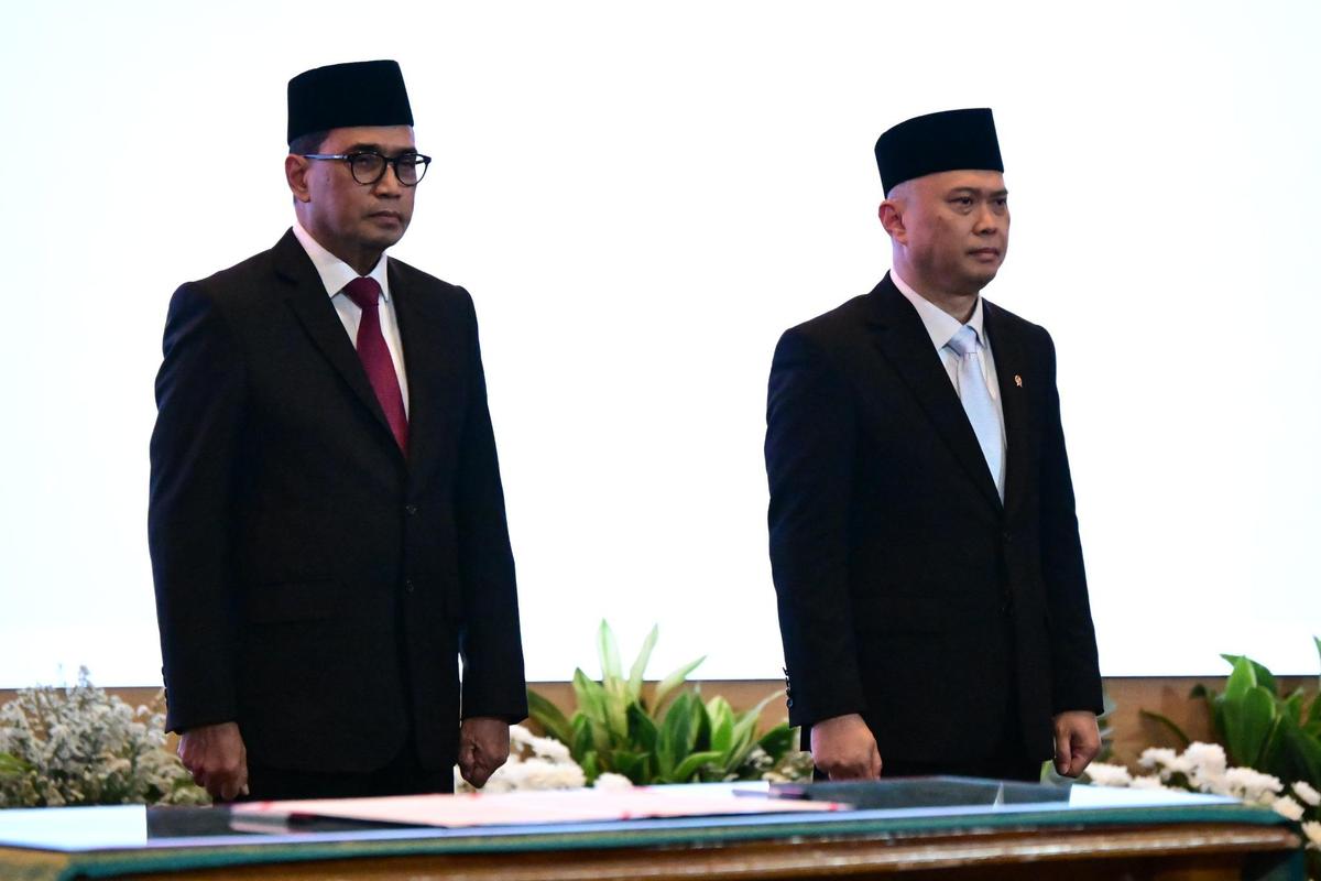 Serah terima jabatan Menteri Perhubungan 