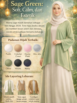 Sage Green Soft, Calm, dan Estetik