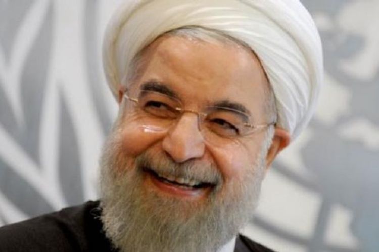 Presiden Iran Hassan Rouhani menghadiri sidang umum PBB di New York, Sabtu (26/9/2015).