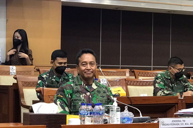 Calon panglima TNI Jenderal TNI Andika Perkasa