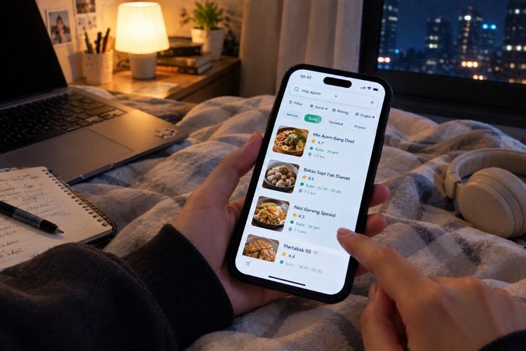 Lapar Tengah Malam? Ini Cara Cek Restoran Terdekat yang Masih Buka