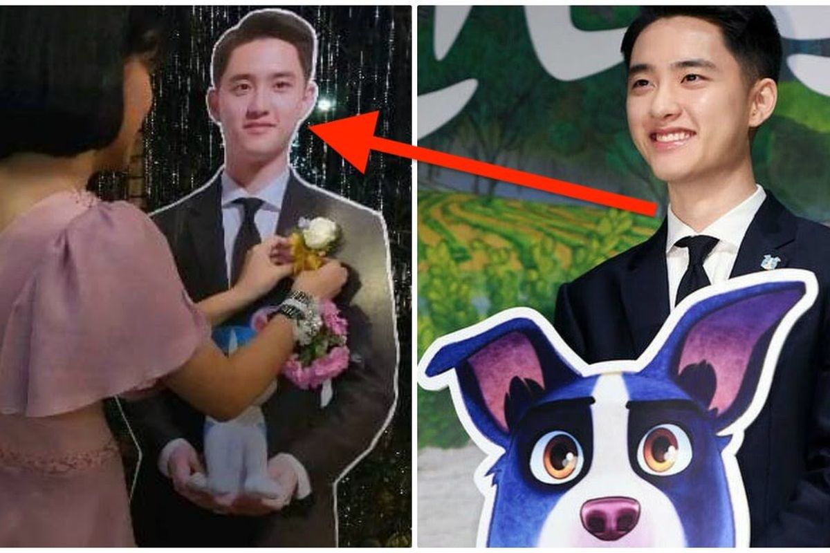 Standee D.O EXO jadi prom date EXO-L di Filipina.