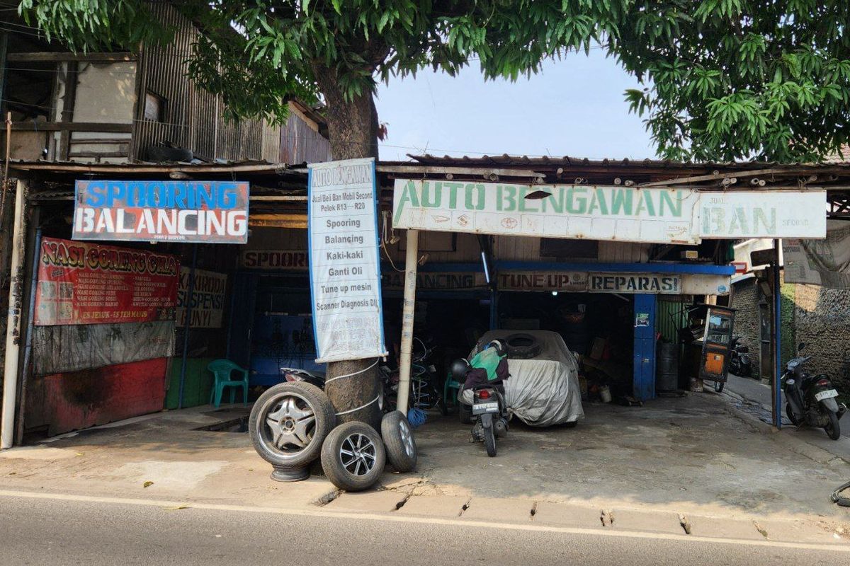 Auto Bengawan, Bengkel kaki-kaki di Pesanggrahan.
