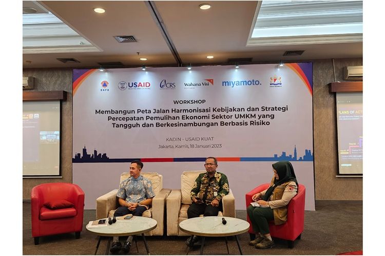 USAID KUAT dan Kadin berkomitmen untuk terus membangun ketahanan UMKM agar lebih tangguh terhadap risiki bencana.