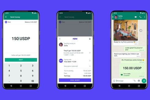 WhatsApp Umumkan Fitur Transfer Uang Kripto via Chat