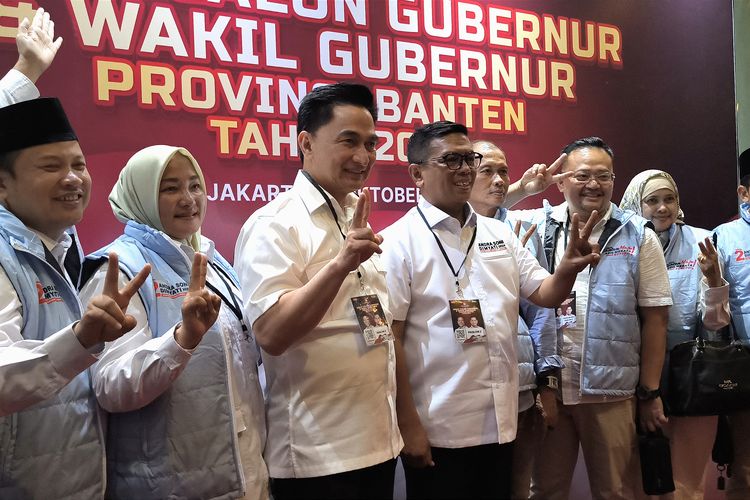 Debat Perdana Pilkada Banten 2024, Andra Soni Tiba Lebih Awal dari Dimyati 
