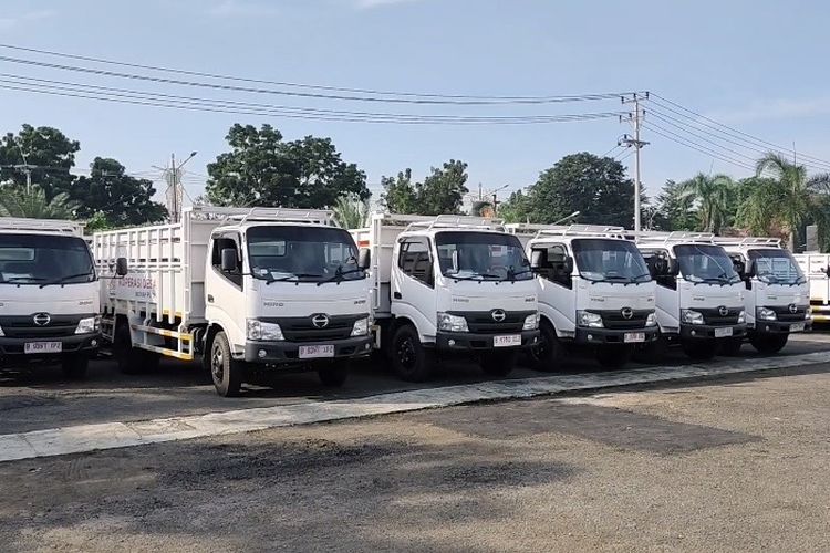 32 Truk Koperasi Merah Putih Tiba di Indramayu, Langsung Didistribusikan ke Desa-desa