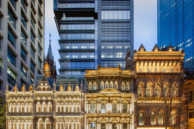 Olderfleet bangunan komersial di Melbourne, Australia yang dipugar oleh firma arsitektur Inggris, Grimshaw Architects 