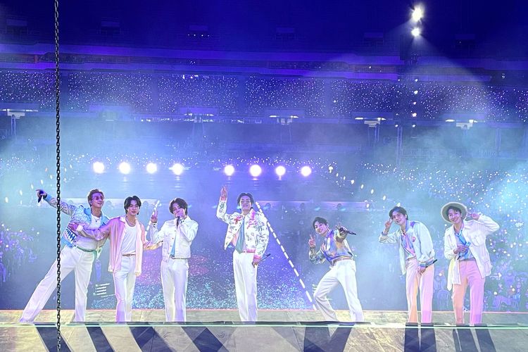5 Hal Menarik di Konser BTS Permission To Dance On Stage Seoul Halaman all  - Kompas.com