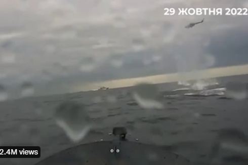 Kapal Utama Laut Hitam Rusia Laksamana Makarov Diyakini Rusak akibat Serangan Drone