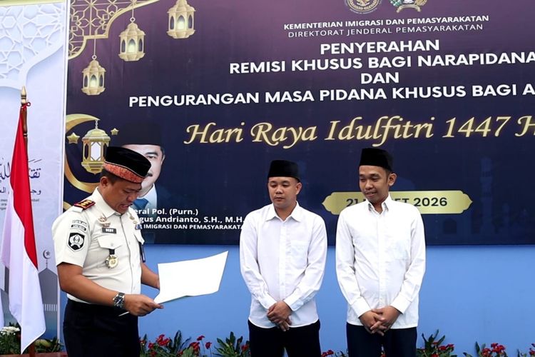 927 Warga Binaan Lapas Bekasi Dapat Remisi Idul Fitri 1447 H, 8 Langsung Bebas