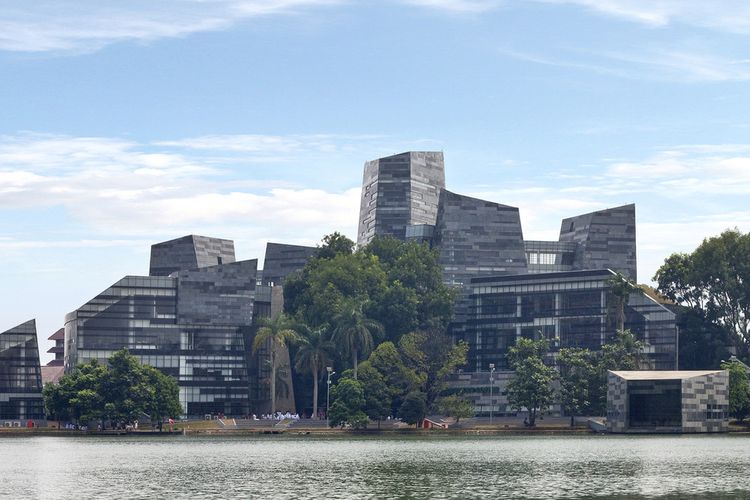 Tampilan Perpustakaan Pusat Universitas Indonesia