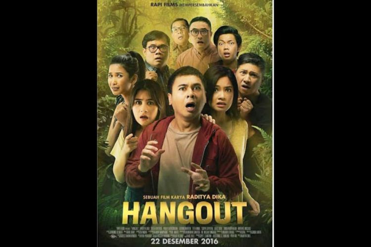 Poster Film Hangout (2016). Tayang di VIU dan Netflix