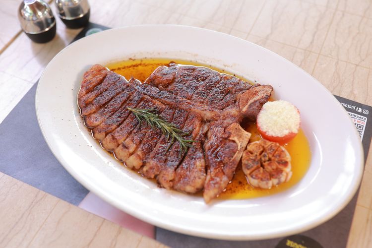 US Prime T-Bone dari Justus Steak House Alam Sutera Tangerang.