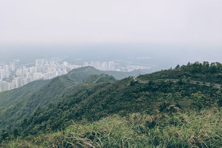 Ilustrasi Wilson Trail, salah satu wisata alam baru di Hong Kong.