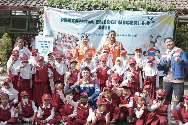 Kegiatan Pertamina Energi Negeri (PEN) Chapter 6.0 di Sekolah Dasar Negeri (SDN) Gunungmulyo.