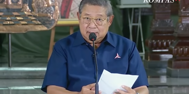 Ketua Majelis Tinggi Partai Demokrat, Susilo Bambang Yudhoyono (SBY) dalam konferensi pers di Cikeas, Jumat (5/3/2021) menyebut KLB Deli Serdang tidak sah, karena tidak sesuai dengan AD/ART Partai Demokrat.