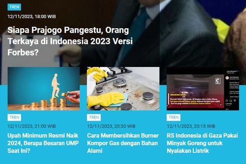 [POPULER TREN] Profil Prajogo Pangestu, Orang Terkaya di Indonesia | Yang Harus Dilakukan Saat Nomor Pribadi Dijadikan Kontak Darurat Pinjol