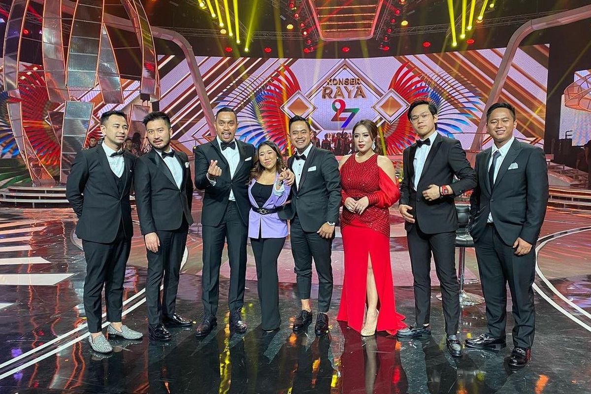 Kiky Saputri roasting tujuh crazy rich Indonesia di Konser Raya 27 Tahun Indosiar, Selasa (11/1/2022). 