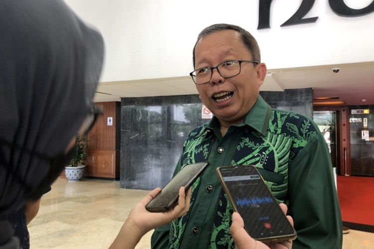 Wakil Ketua Umum PPP Arsul Sani ditemui di Gedung DPR RI, Senayan, Jakarta, Senin (30/1/2023). 
