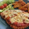 Resep Chicken Parmigiana, Ayam Goreng Keju ala Cafe Mudah Buatnya