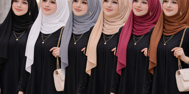 Tren Ramadhan 2026: Padu Padan Gamis Hitam dengan Warna Hijab Ini Bikin Tampilan Makin Stunning