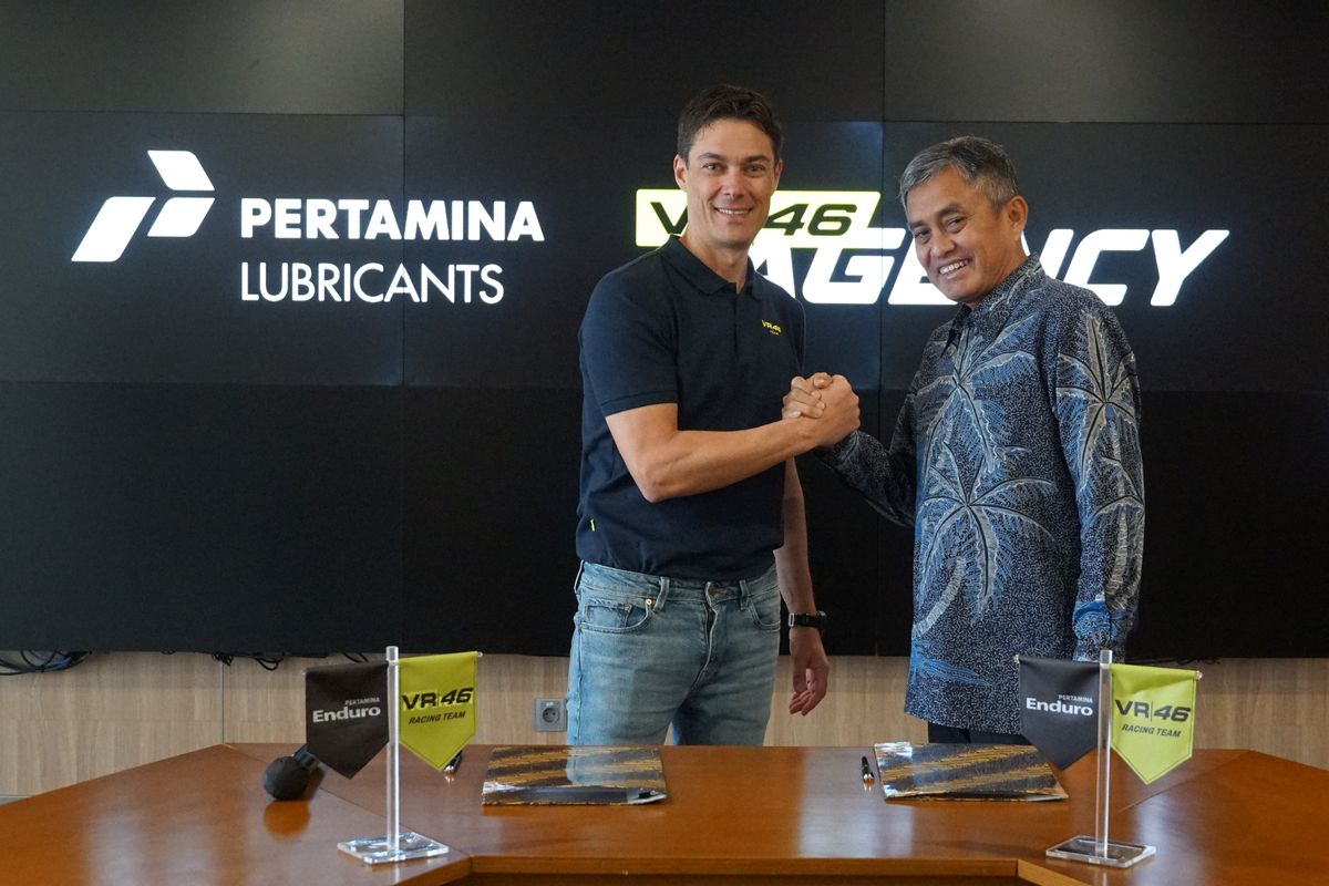 Pertamina Lubricants bekerja sama dengan VR46 Agency untuk memperkuat penetrasi ke pasar Eropa