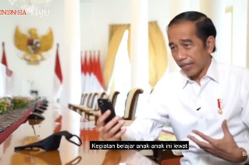 Video Call dengan Jokowi, Ini Curhat Guru soal Kendala Belajar Online